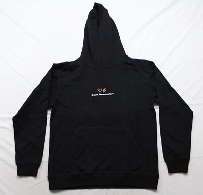 Seek Discomfort Unisex Adults All The Love Hoodie EJ1 Black Medium NWT 