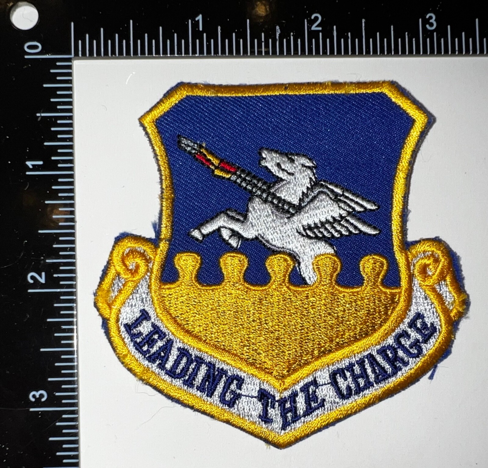 その他 USAF 65th AIILIFT SQUADRON PATCH USAF 493RD FIGHTER SQ - MORS INIMICIS -RAF Lakenheath, UK