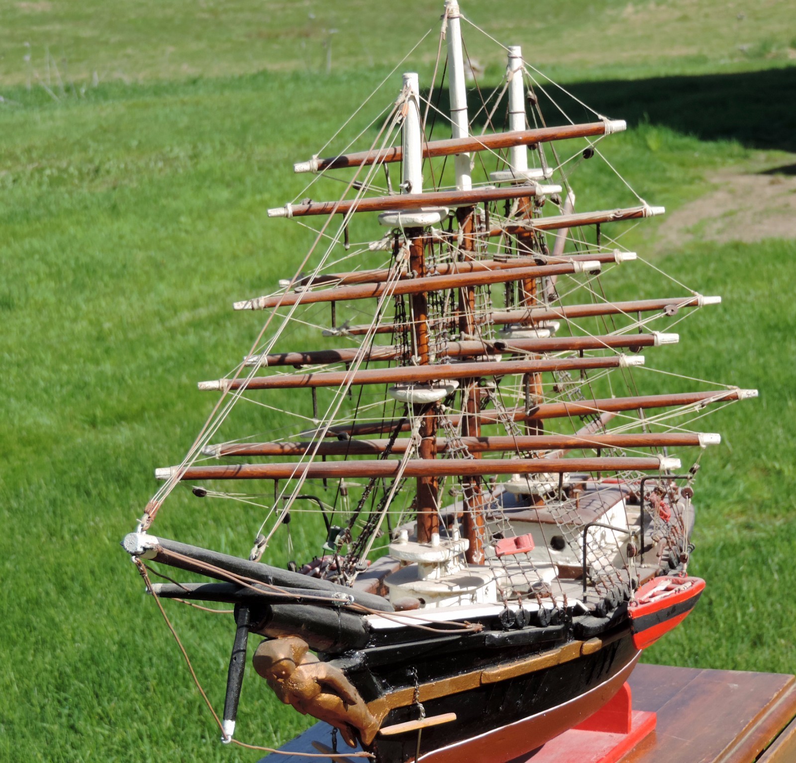 Nautical Boat Antique Boat Model 1864 Tall Ship Handcrafted Maritime Nautical