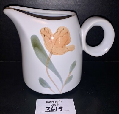 NORITAKE Hello Spring Pattered CREAMER Vintage Stoneware