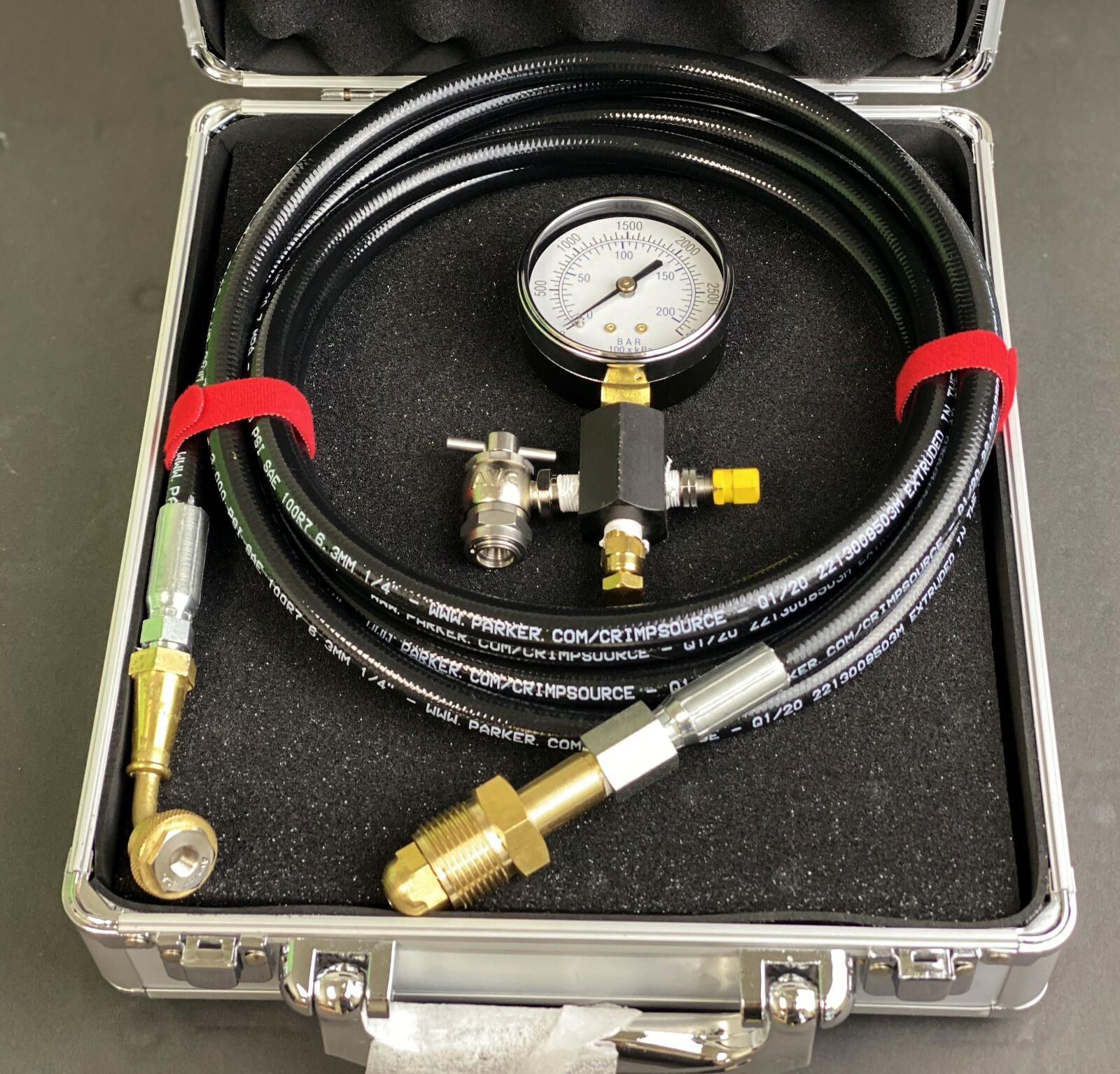 Accumulator Charging Kit, 3000 PSI , 10FT Parker Hose, W