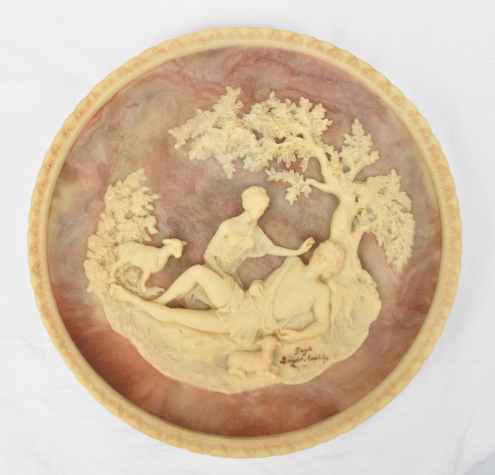 Gayle Bright Appleby Inoclay Plates Roger Akers Romantic Poets 1979 Set of 3