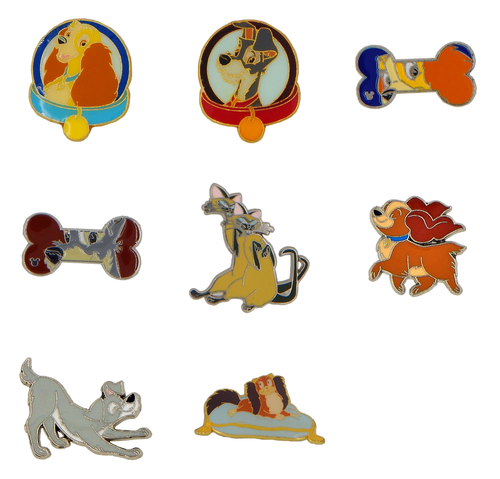 Lady And The Tramp Individual Pin Disney World Park Trading Pins ~ Brand New