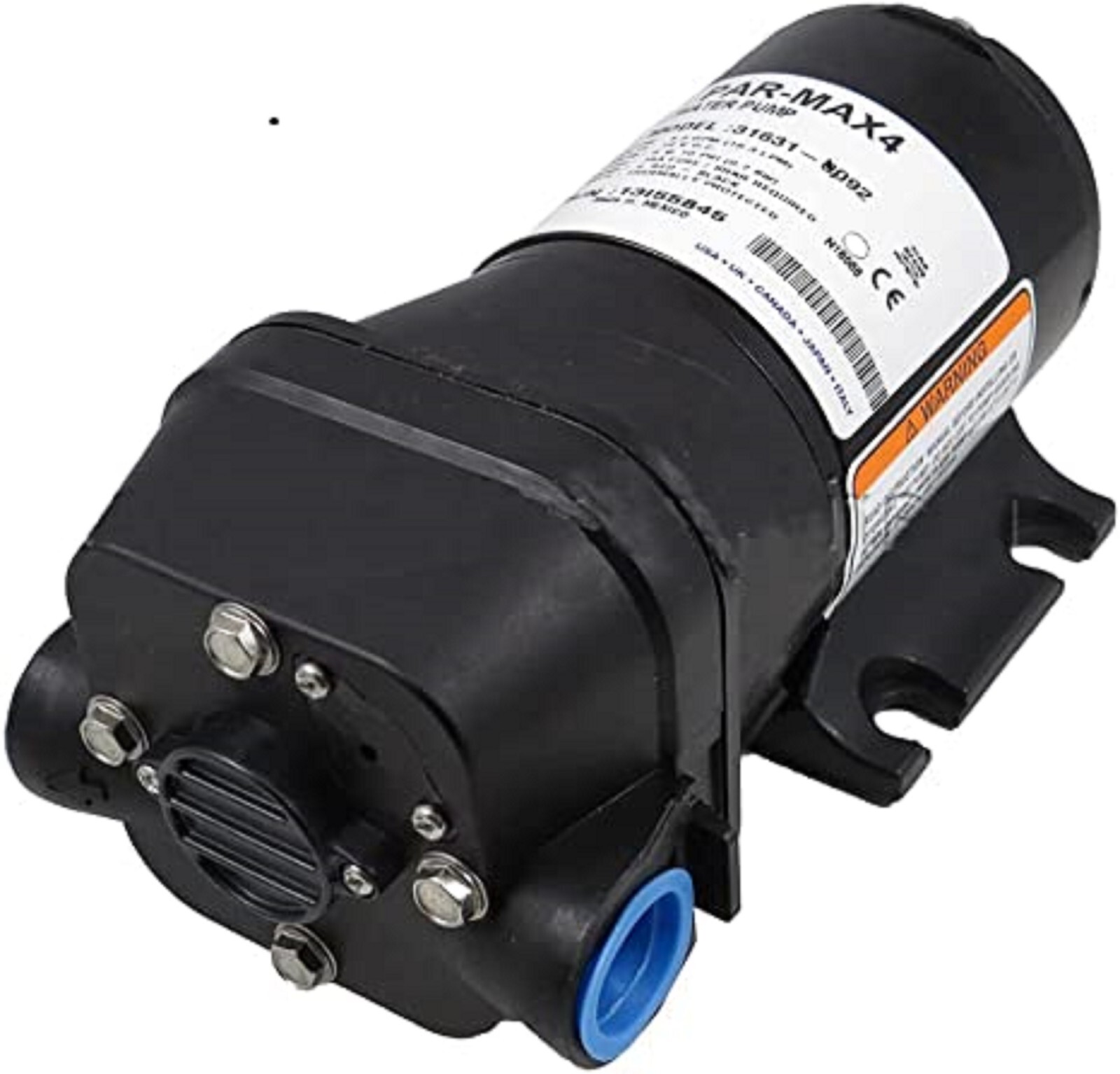 muscat Jabsco 31631-1092 3.8 GPM 12 V PAR-Max 4 Pump for Quiet