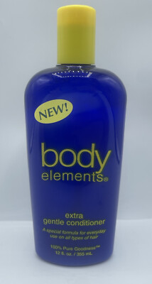 New Body Elements Extra Gentle Conditioner 100% Pure Goodness 12 fl oz All Hair