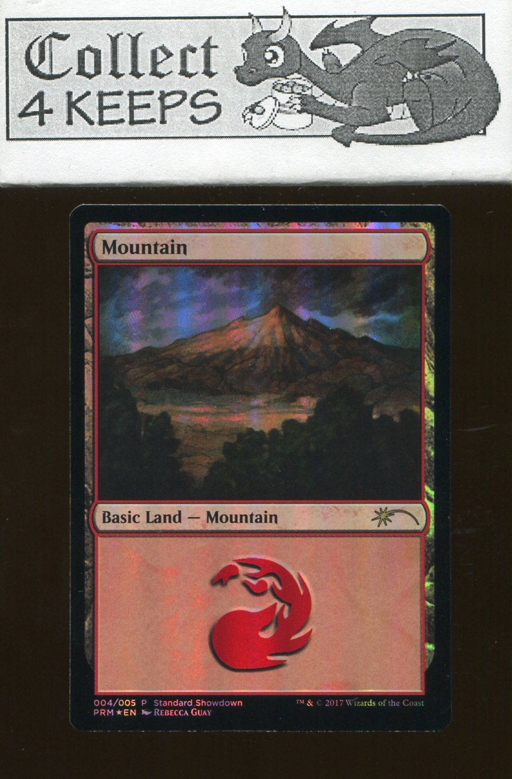 Rebecca Guay Foil Mountain Land MINT MtG Standard Showdown