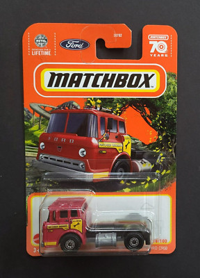 2022 Matchbox 1965 Ford C900, Red Collector Number 18