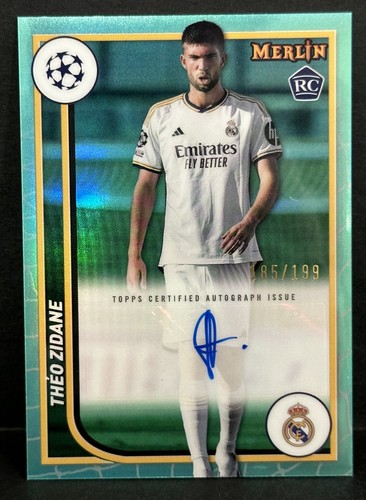 2023-24 Topps Merlin UEFA Club Competitions Theo Zidane Auto