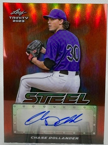 2023 Leaf Trinity - Chase Dollander #S-CD2
