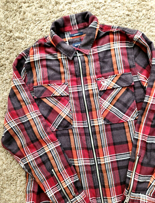 true religion plaid flannel shirt