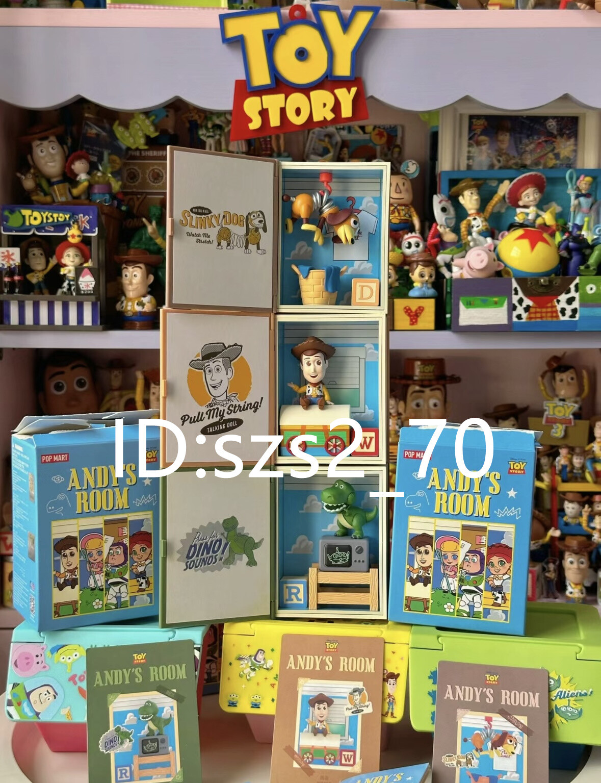 POP MART Toy Story Andy's Room Blind Box Confirmed Figure