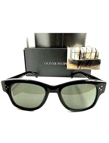 Pre-owned Oliver Peoples Brand Polarized  Jannsson 51mm Black Men's Sunglasses