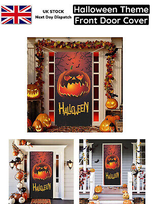 Halloween Decorations, Extra Large Fabric Backdrop Photo Door Banner UK
