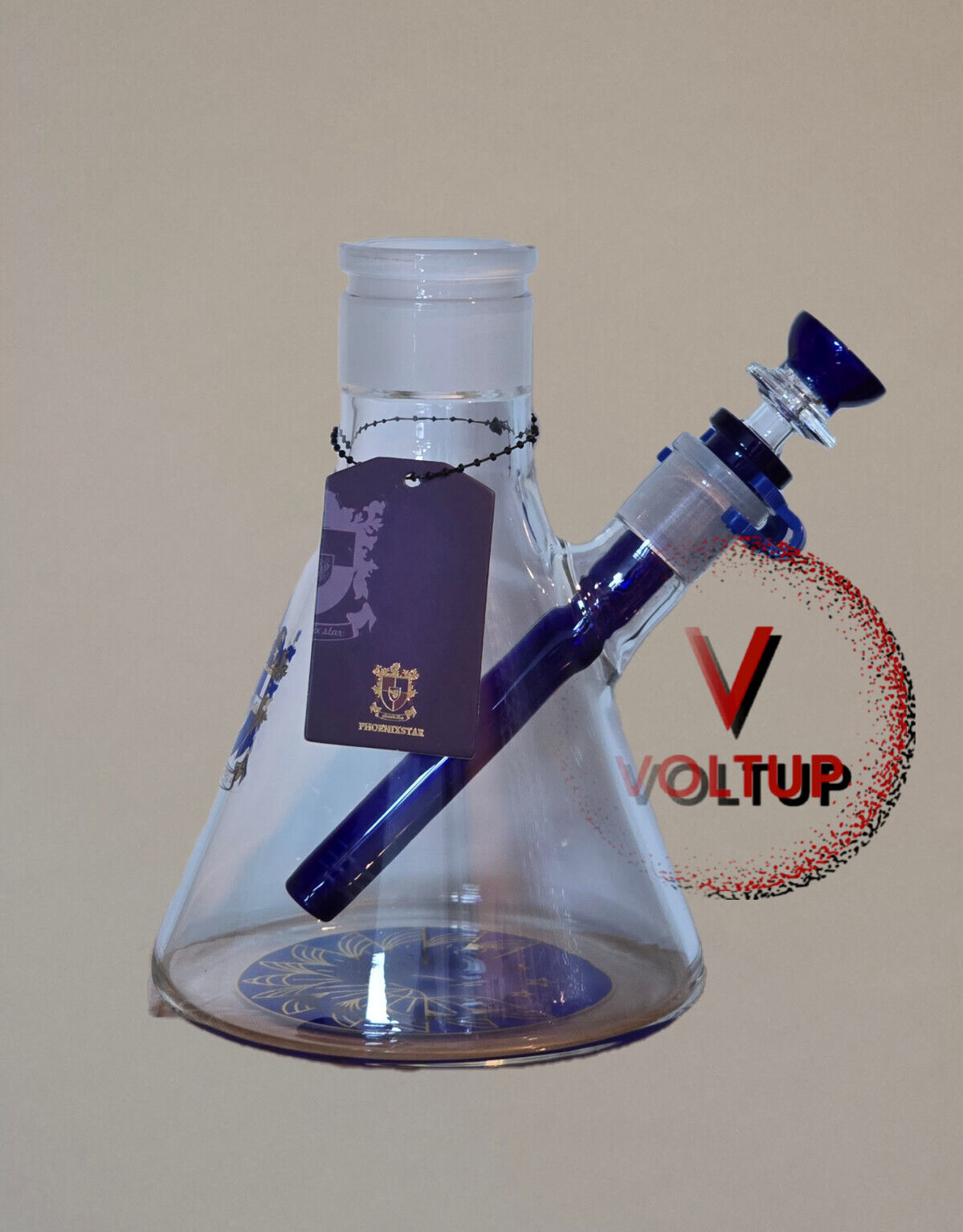 Phoenix Star triple Freezable coil Bong 16’’ Glyce Water Pipe Star AUTHENTIC ✅✅✅