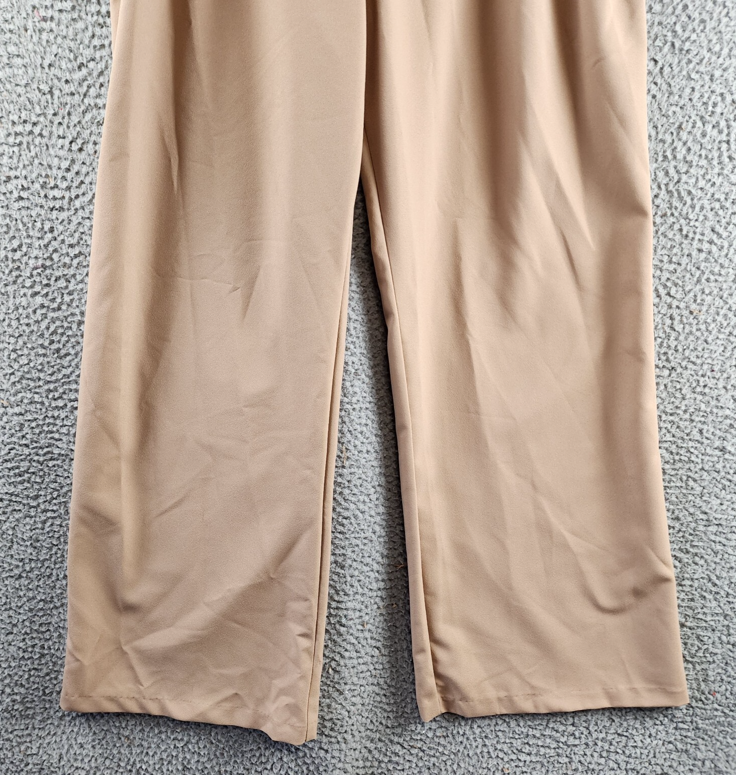 AQUA Pleated Front & Back Wide-Leg Ankle Pants Women's XL Coco Zipper Closure - Picture 2 of 12