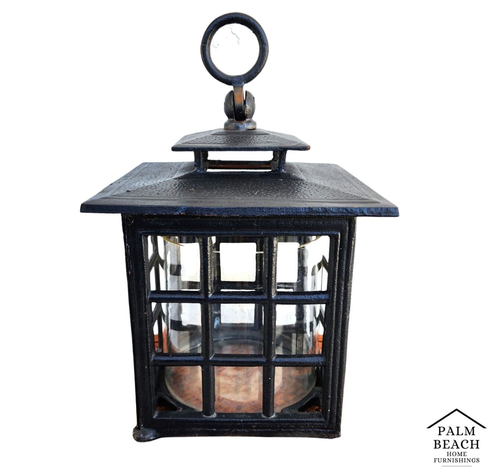 Iron Candle Lantern Mid Century Huge 30 Pounds | eBay Iron Candle Lantern Mid Century Huge 30 Pounds | eBay