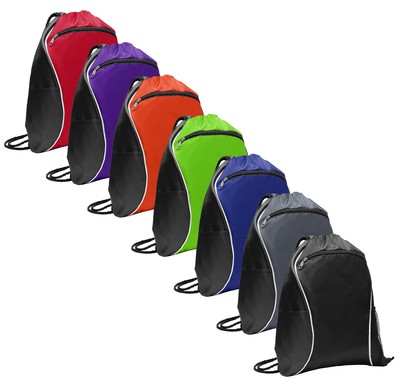 Port Authority Drawstring Backpack Cinch Sack Gym School Sport Bag BG613