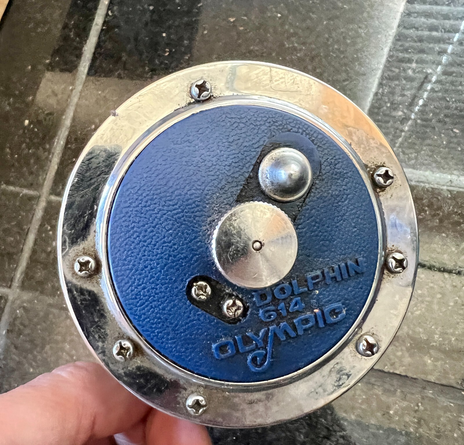 Vintage Hurricane 614 Dolphin Olympic Saltwater Fishing Reel