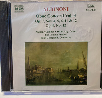 Albinoni - Oboe Concerti Vol. 3 by John Georgiadis (CD, 1995) New