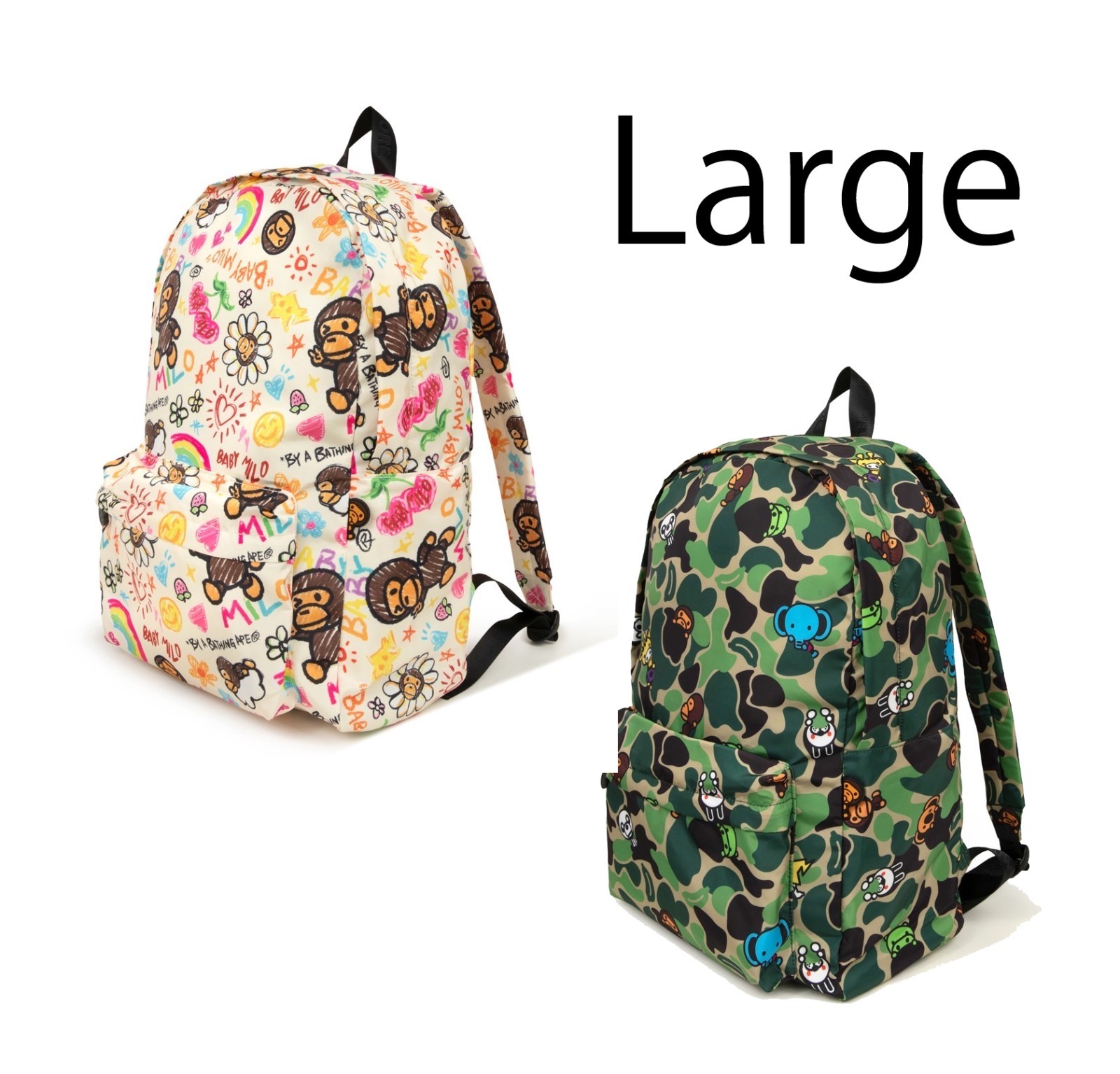 孔琉蛇さま　　A BATHING APE BABY MILO BACKPACK 孔琉蛇さま A BATHING APE BABY MILO BACKPACK