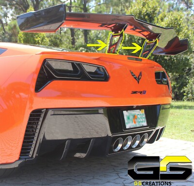 C7 Corvette ZR1 LT5 OEM GM ZTK High Wing Spoiler Brackets