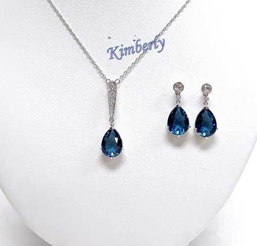 【グロスパック】クリスタル正規スワロフスキー Swarovski Vintage Set Drop Shape Teal/Clear Color Crystal
