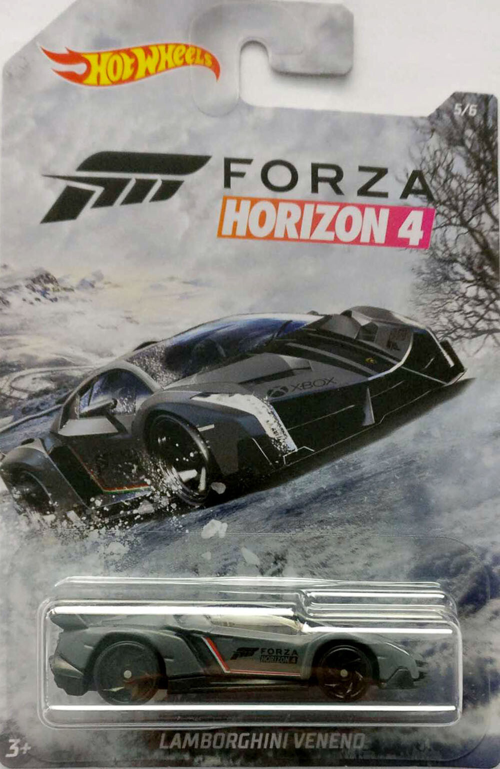 Lamborghini Veneno 5/6 Forza Horizon XBOX 1:64 Hot Wheels GBB64