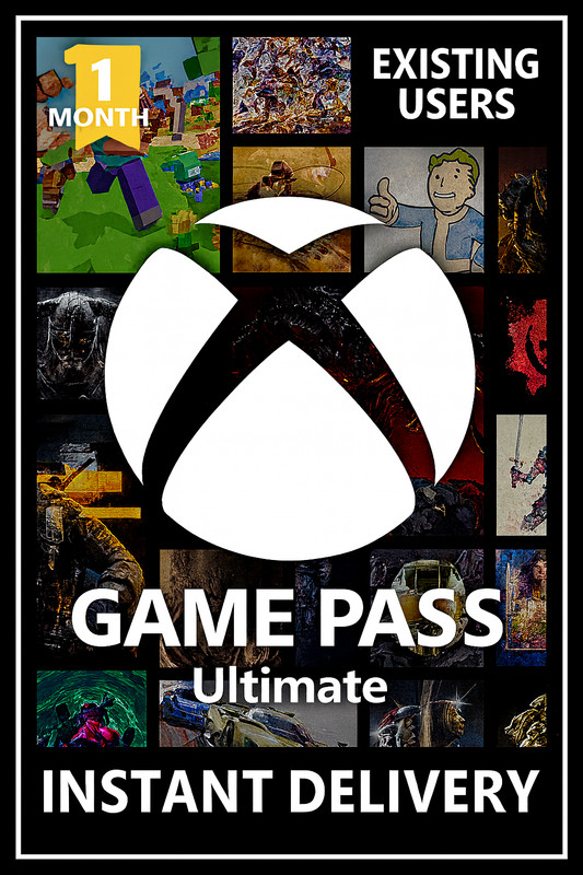 Xbox Game Pass Ultimate – 1 Month Membership - Existing
