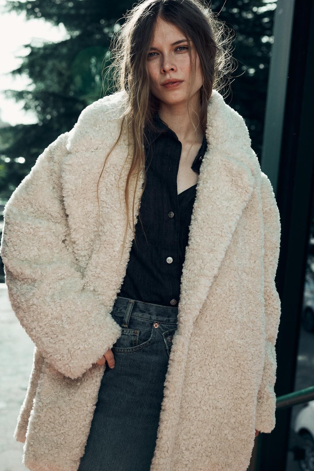Convertible Faux Fur Tippet Coat Sサイズ Convertible Faux Fur Tippet Coat卸売り