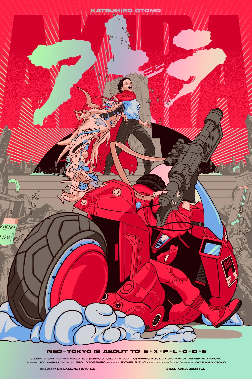 POSTERS : OTOMO KATSUHIRO×GRAPHIC DESIGN Posters - Otomo Katsuhiro X Graphic Design Art Book Review