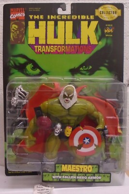 The Incredible Hulk Transformations Maestro Figure Fallen Hero Belt 1997 Toybiz