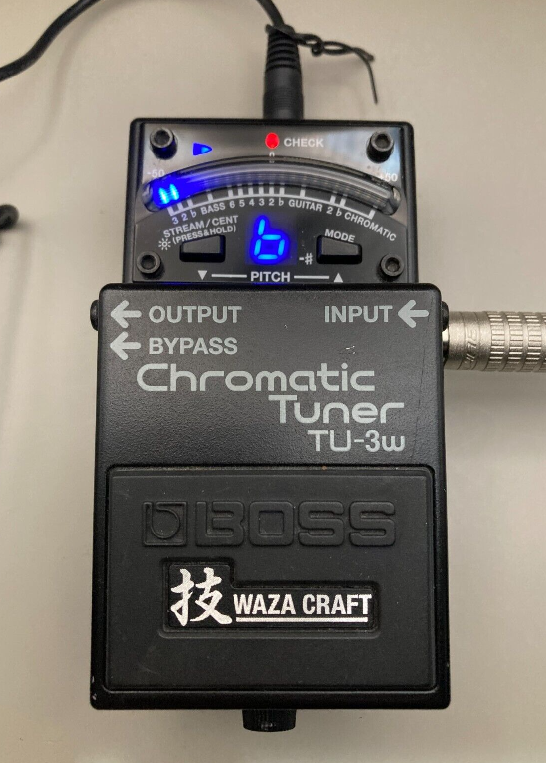 Boss Waza Craft TU-3W Chromatic Tuner Effector Japan TU3W