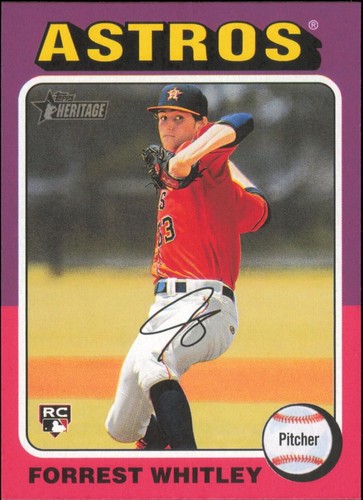 2024 Topps Heritage High Number - Forrest Whitley #636