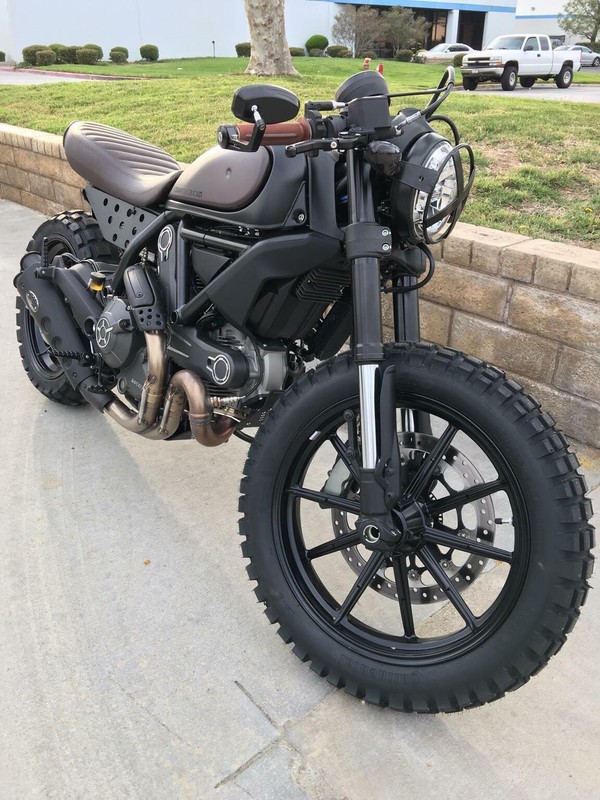 DUCATI スクランブラー ハンドルバー リアビューミラー For Ducati Cafe Racer Scrambler Motorcycle 7/8