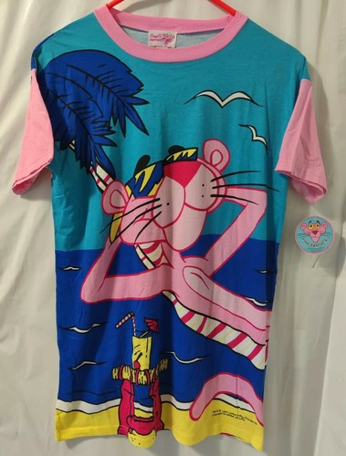 Pink Panther 1994 Vintage T-Shirt Beautiful Front & Back