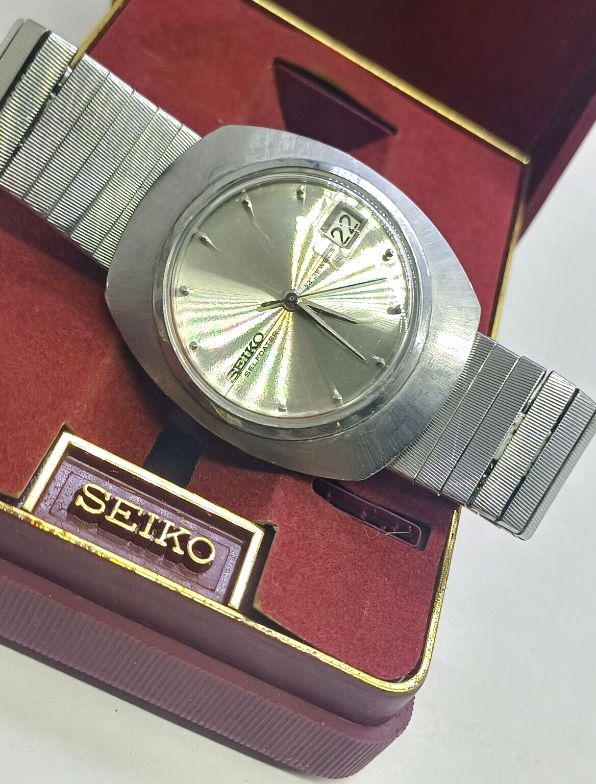 【珍品Sea LION】SEIKO SELFDATER 自動巻き【稀少アザラシ】 RARE VINTAGE SEIKO 371 SEA LION M66 SELFDATER SEIKOMATIC