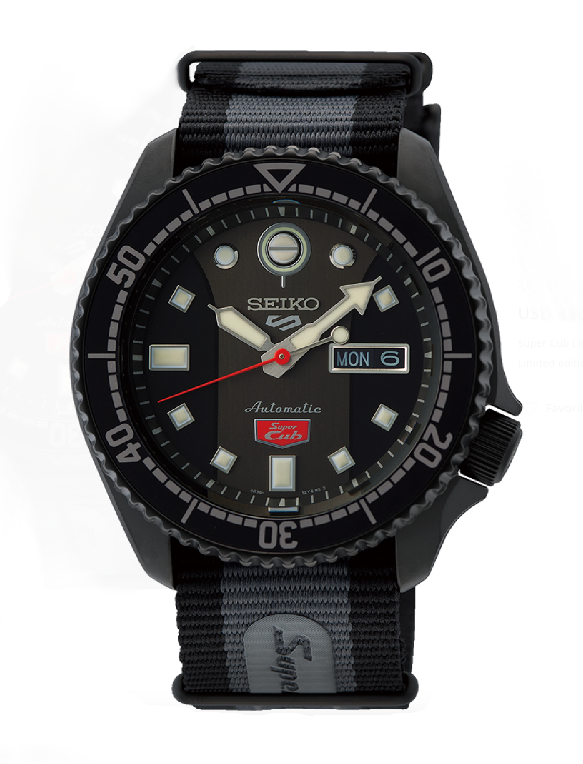 Pre-owned Seiko 5 Sport Srpj75 Super Cub Skx Sense Style Limited Edition Men's Watch