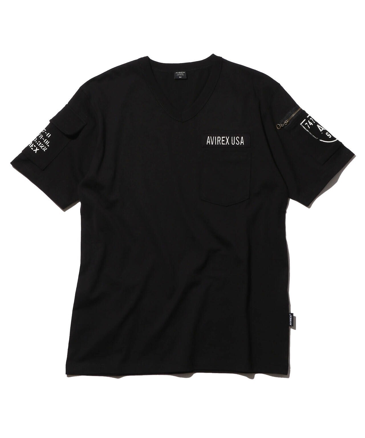 ASK availability first) AVIREX SS FATIGUE V-NECK T-SHIRT new