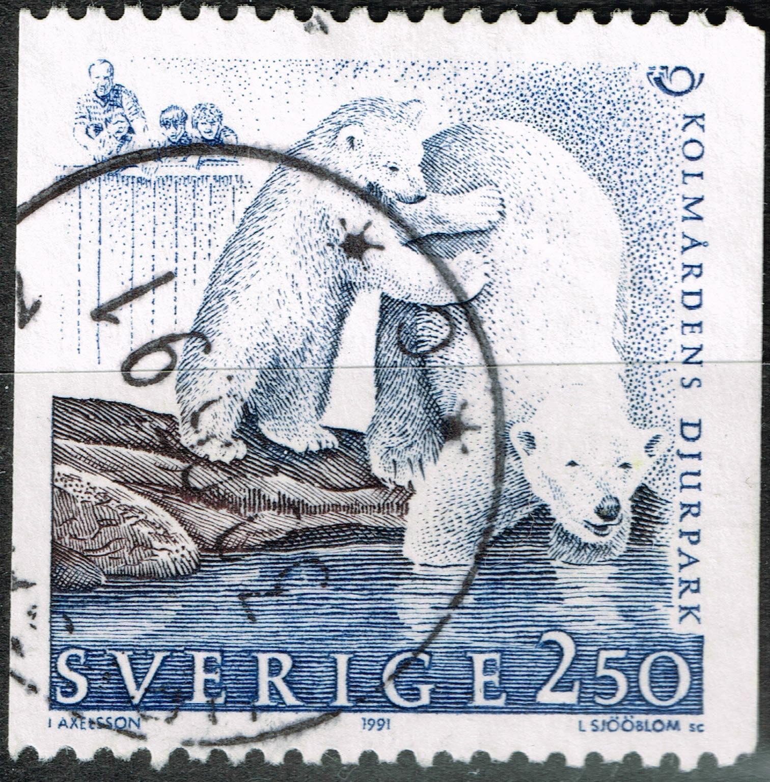 Sweden Fauna Polar Bear stamp 1991 A-2 | eBay