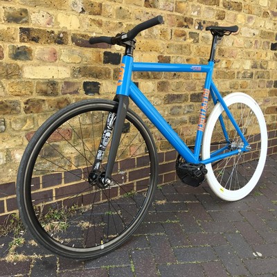 6061 Black Label v2 - Blue - 59cm - custom, single speed, coster brake / fixie 