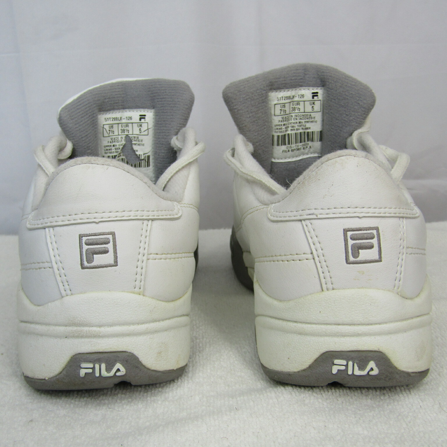 FILA Women's Athletic Shoe Sneakers 51T288LX-126 White Size US 7.5 UK 5 EU 38.5 | eBay