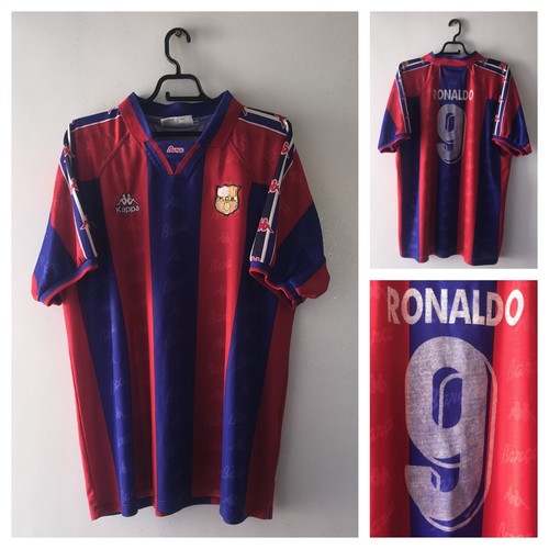 ウェア FC Barcelona 95/97 Kappa FC Ronaldo 9 Barcelona 95/97 • Special Edition • L • Ronaldo #9 – Real