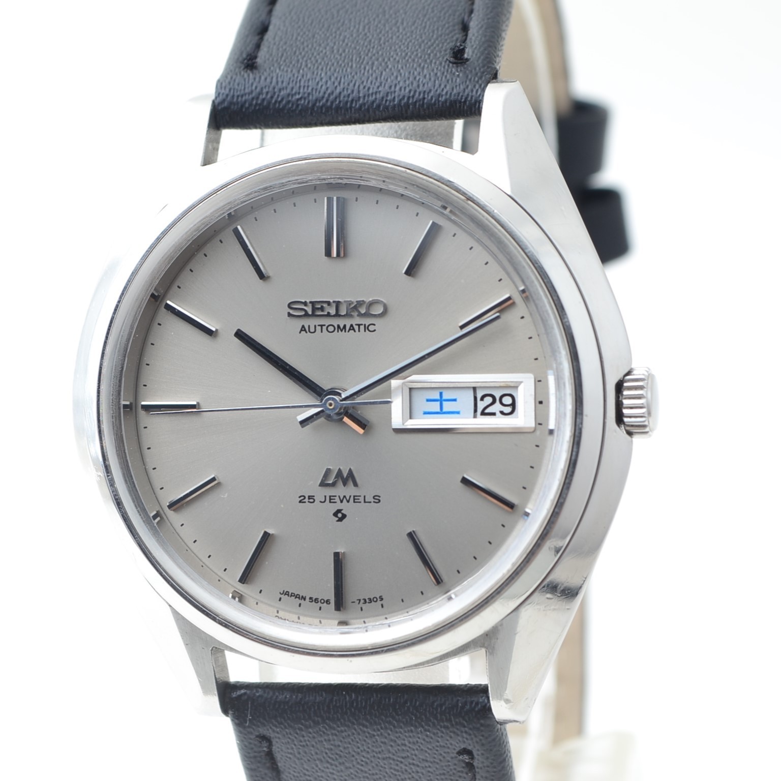 Vintage 1971 SEIKO LORD MATIC 5606-7190 Ash Sunburst / OH