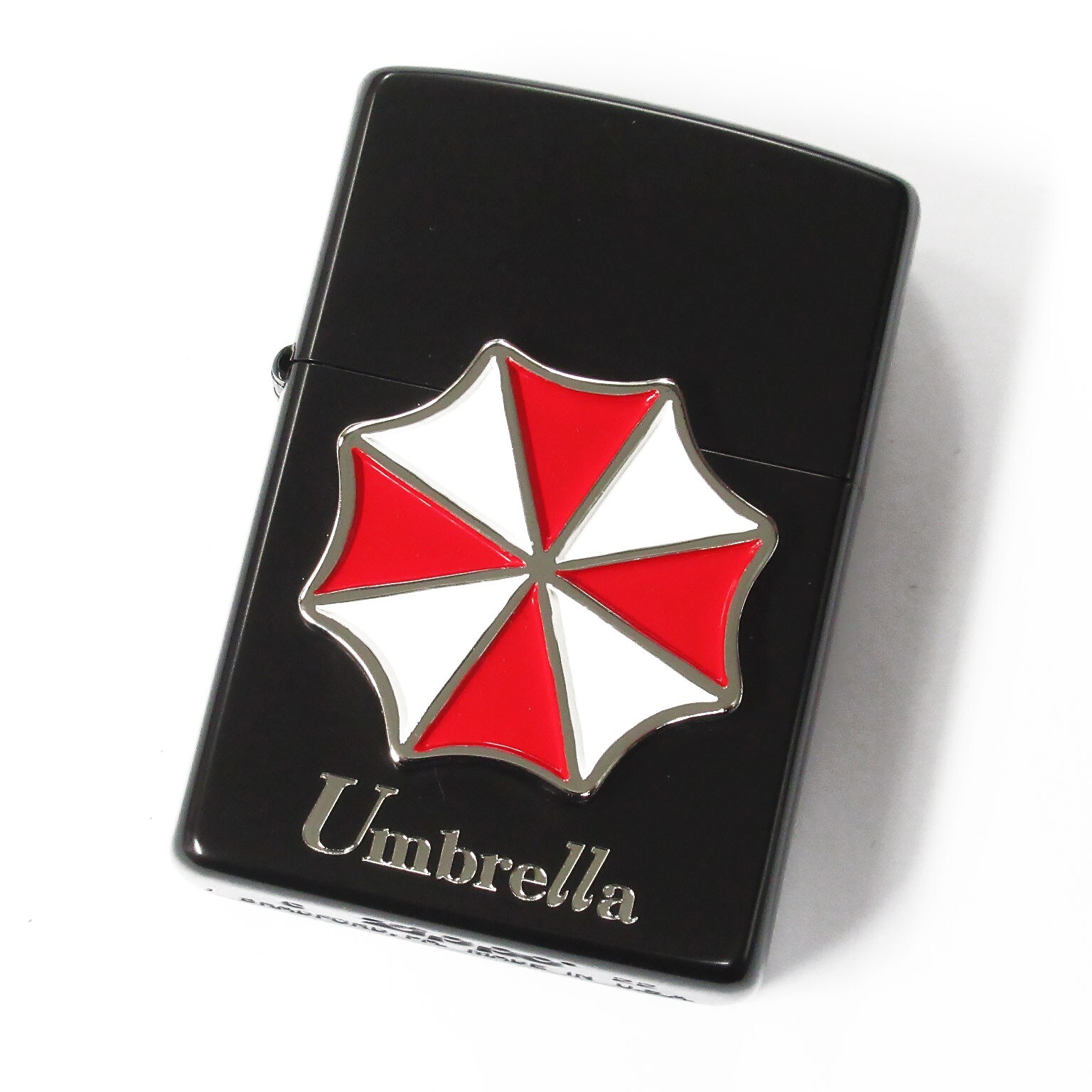 Zippo BIOHAZARD Umbrella Metal 20th Anniversary Matte Black