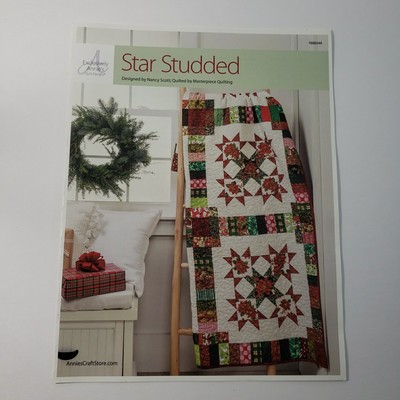 Exclusively Annie's Quilt Designs: Star Studded Quilt Pattern 52''x76'' 6 Block