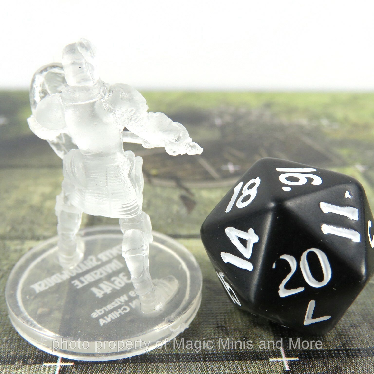 Waterdeep Dungeon of Mad Mage * INVISIBLE DEZMYR SHADOWDUSK #36 D&D miniature