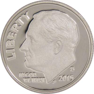2015 S Roosevelt Dime Choice Proof Clad 10c US Coin Collectible