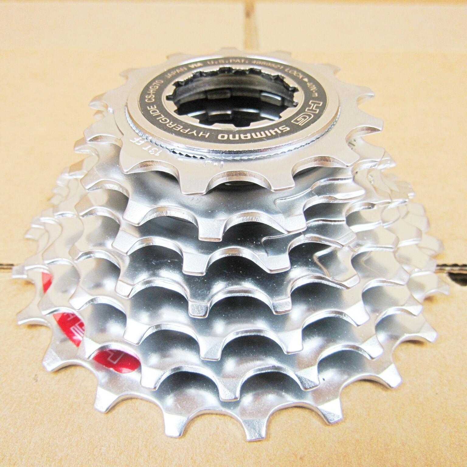 【未使用】SHIMANO HG 7速 カセットスプロケット HYPERGLIDE シマノ 7S HGカセットスプロケット CS-HG200-7 SHIMANO 一部色