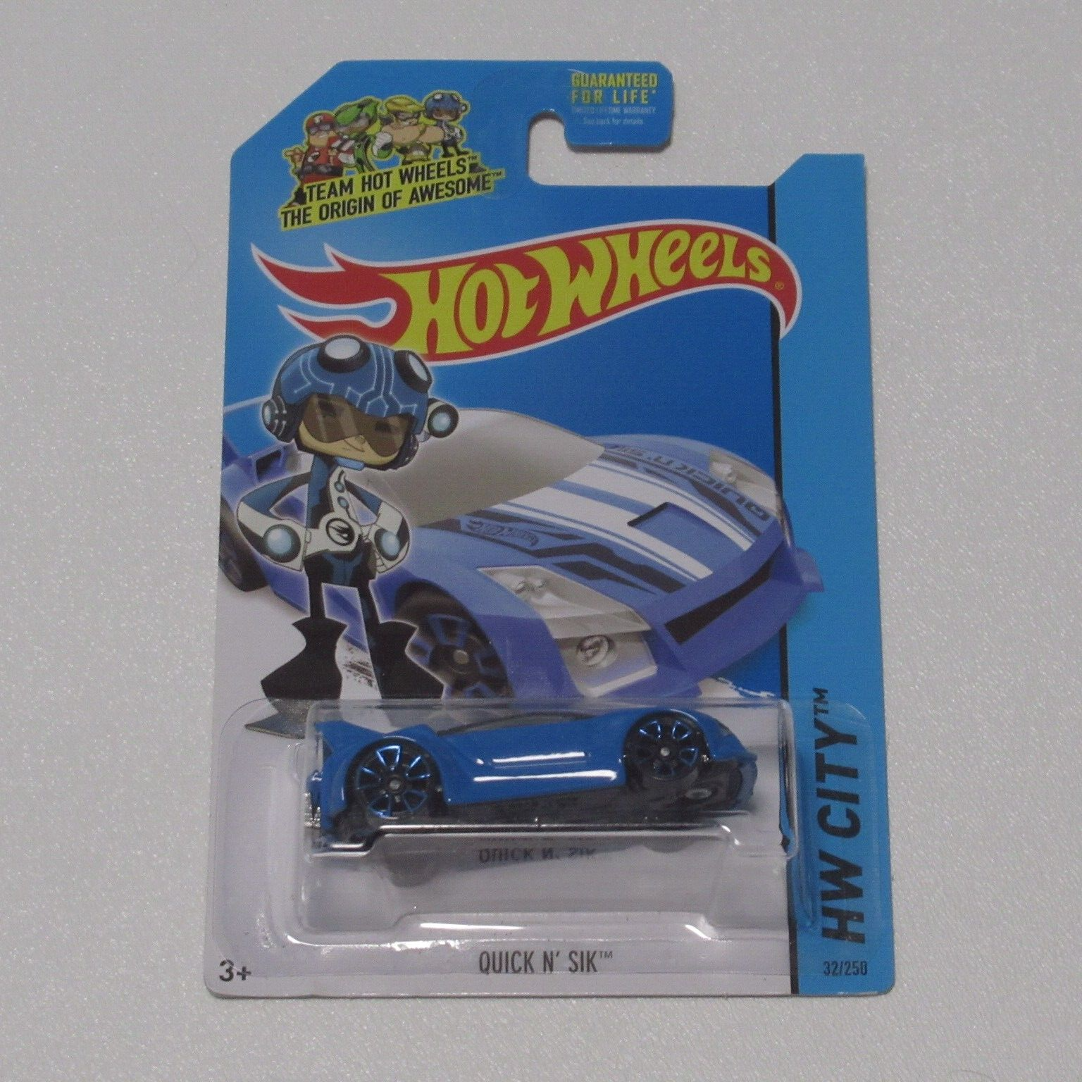 Quick N' Sik 1/64 Die Cast Car Hw City 2014 32/250