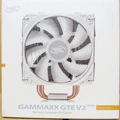 New DeepCool GAMMAXX GTE V2 (White Version) CPU Cooler (New-In-The-Box Unit)